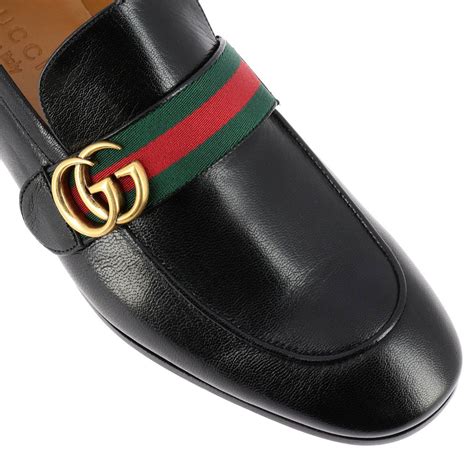 mens gucci black fabric shoes|gucci men's formal shoes.